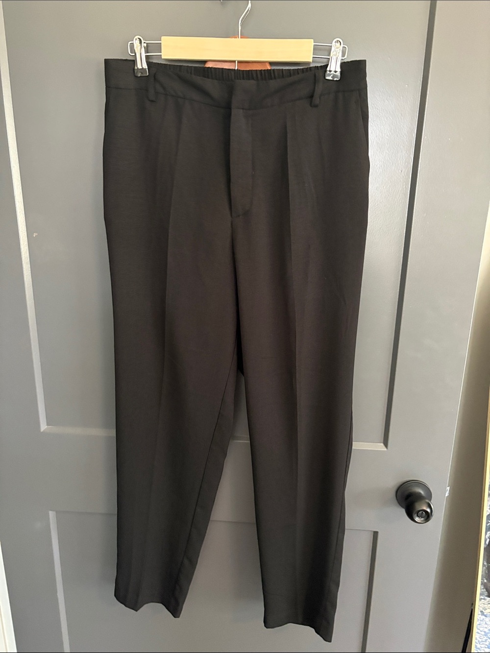 Jodiful Black Dress Pants - Classic Straight Fit